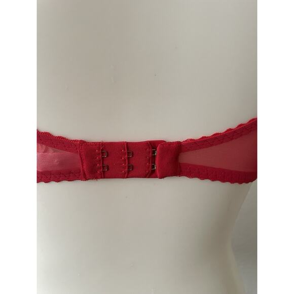 Agent Provocateur Bra Ellora Demi Polka Dot Sheer Lingerie - Picture 9 of 12